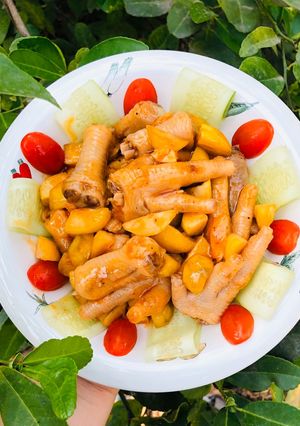 Hình của món Chân gà sốt cay.