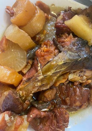 Hình của món Cá kho củ cải.