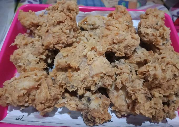 126. Ayam Kentucky super simple anti ribet super crispy