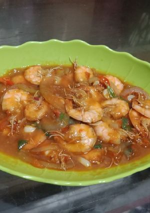 Foto resep Udang Asam Manis Pedas