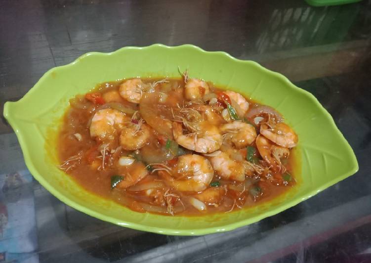 Resep Udang Asam Manis Pedas yang Menggugah Selera