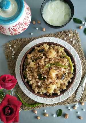 A picture of Sabudana Khichdi.