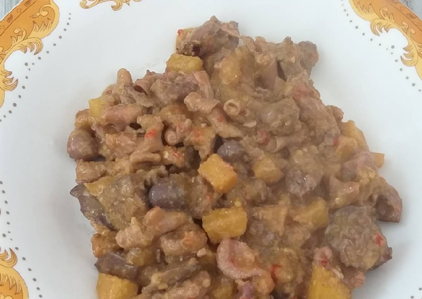 Sambal goreng kentang ati ampela