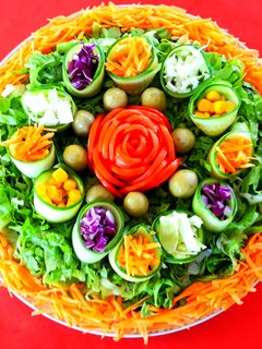 عکسی از دستور ایده تزیین سالاد