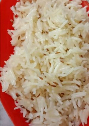A picture of Jeera rice.