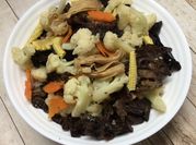 Gambar capcay jamur kuping