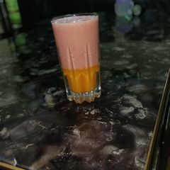 A picture of Banana mango juice.