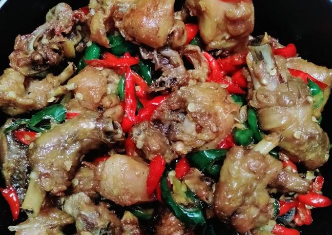 Ayam cabe hijau