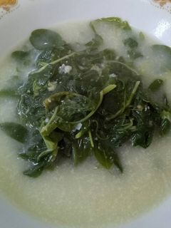 Foto resep Sayur bobor bayam dan daun kelor
