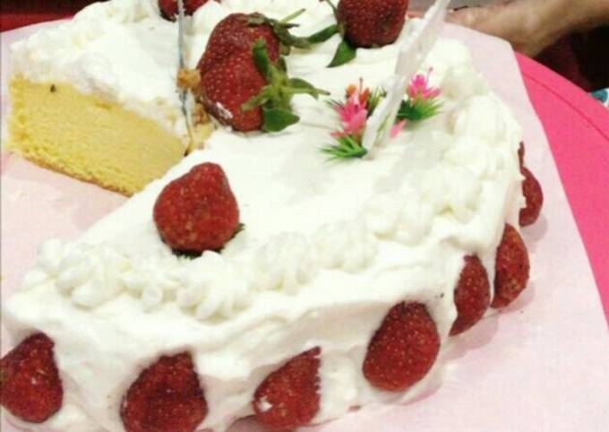 Ogura cake rasa jeruk (base cake ultah) - cookandrecipe.com