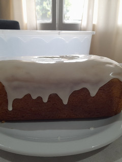 Una foto de Budín de Naranja y cacao amargo