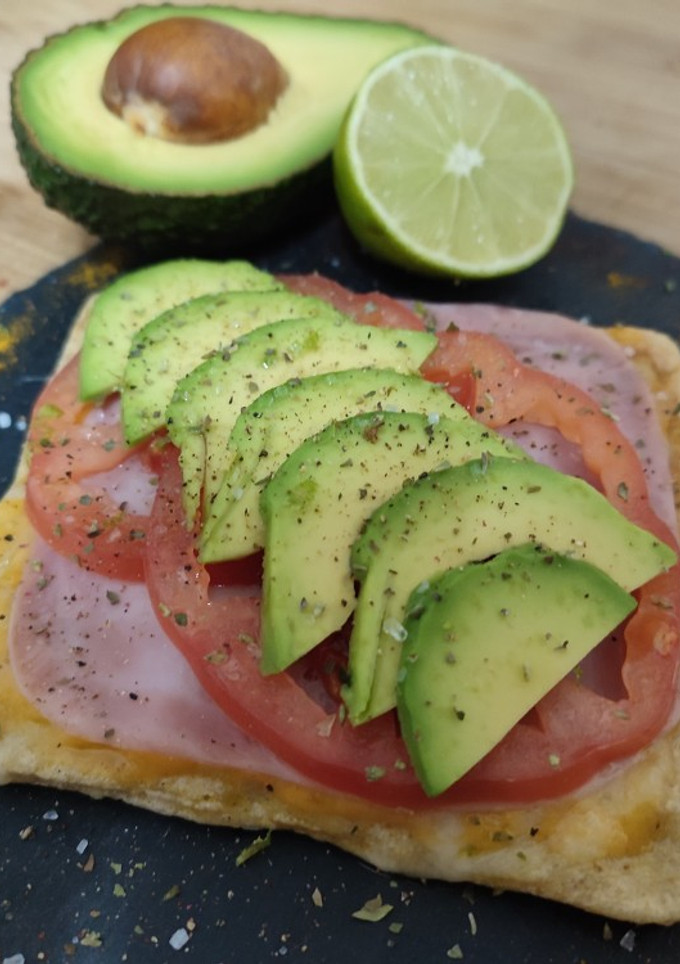 Una foto de Gofres salados de avena