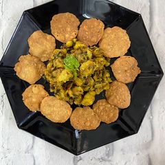 A picture of Dhania Wale Aloo.