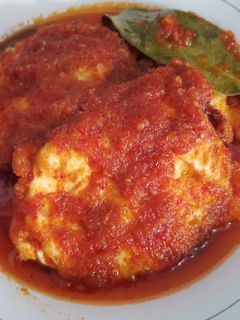 Foto resep Telor ceplok balado
