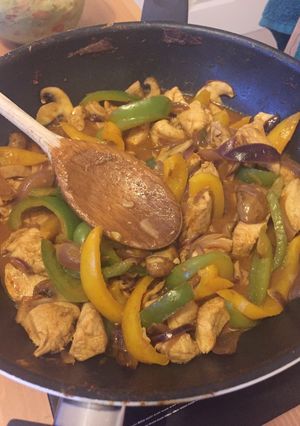 A picture of Fajitas!.