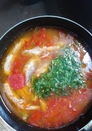 Hình của món Canh chua cá khoai.