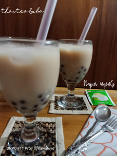 Foto resep Thai Tea Boba Ubi Ungu