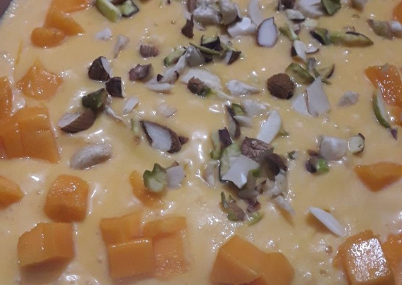 Mango malai roll