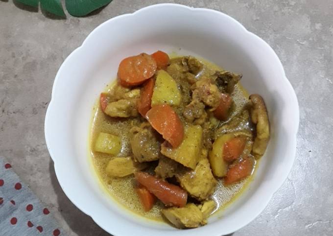 Resep Kari ayam simpel Resep Kari ayam simpel