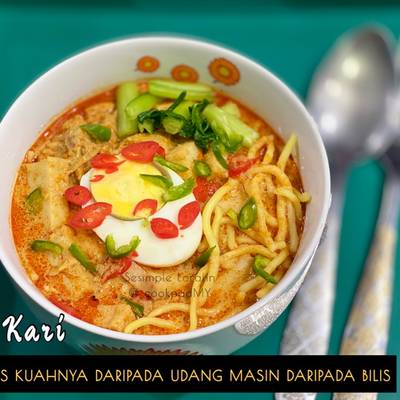 Resepi Mee Kari Ikan Bilis / Bila agak garing masukkan daun kari dan