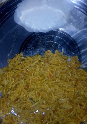 A picture of Simple Tomato pulao.