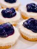Fresh Cheese Pie With Blueberry Sauce (บูลเบอรี่ชีสพายสด)