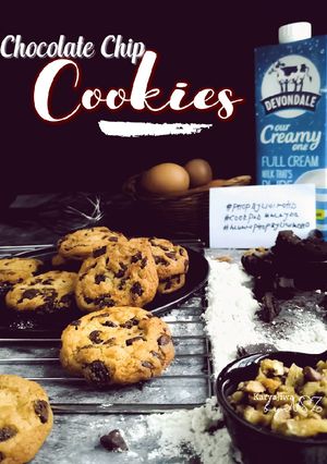 Gambar Chocolate Chip Cookies #PhopByLiniMohd