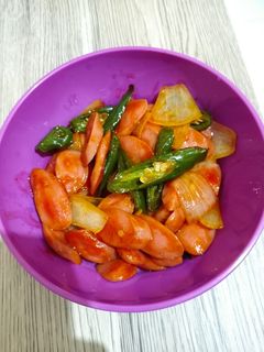 Foto resep Tumis Sosis Asam Manis