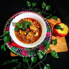 A picture of Delhi Special Brain Curry.