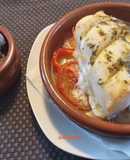 Bacalao gratinado con papas al horno
