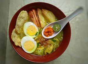 Foto resep Soto ayam kuah kuning