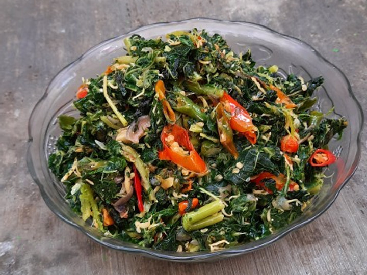 Resep Tumis daun pepaya teri nasi||anti pahit yang Bikin Ngiler