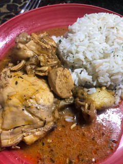 Una foto de Pollo a la mandarina