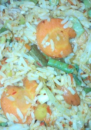A picture of Veggies Rice.