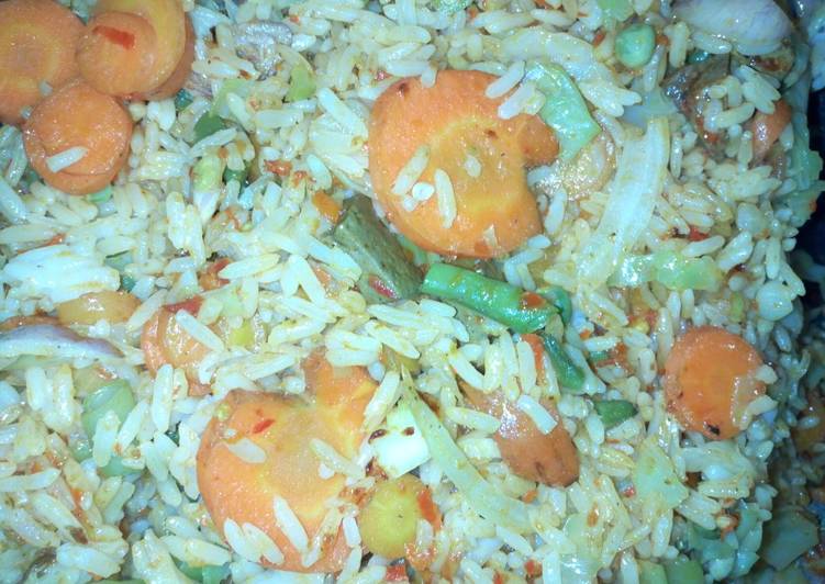 Recipe of Super Quick Homemade Veggies Rice