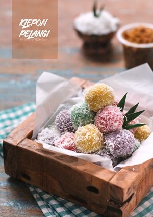 Foto resep Klepon Pelangi