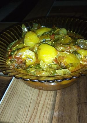 A picture of My signature potato porridge.