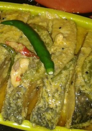 A picture of Mustard Fish(Kasundi machh).