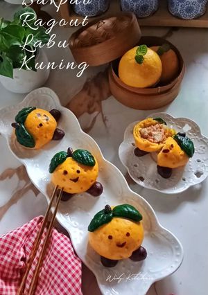 Foto resep Bakpao Ragout Labu Kuning