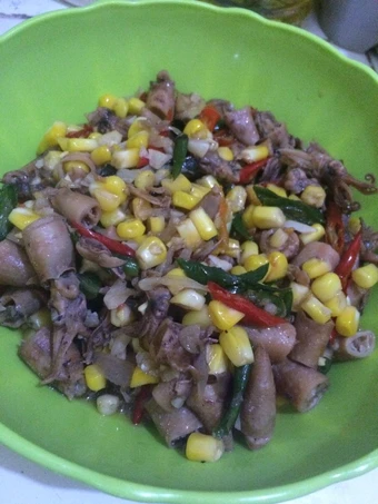 Langkah Mudah untuk Membuat Resep  Oseng cumi asin jagung manis yang Lezat Sekali, Lezat