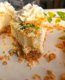 Crumble de crema de limón 🍋 SIN HORNO Y SIN AZÚCAR