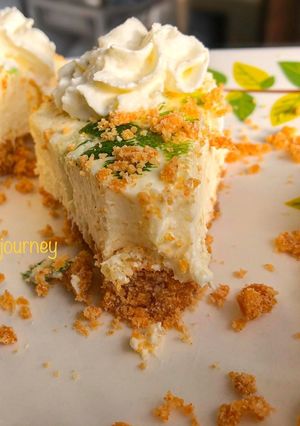 Una foto de Crumble de crema de limón 🍋 SIN HORNO Y SIN AZÚCAR