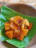 Dừa non kho tiêu