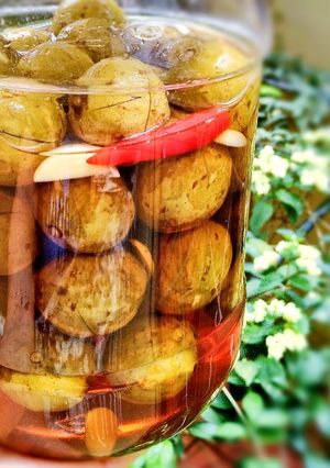 Hình của món Mắm sấu.