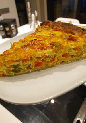 Foto principal de Quiche de verduras y serrano