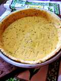 Masa para base de tarta, harina y ricota sin gluten
