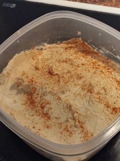 Una foto de Hummus de garbanzos
