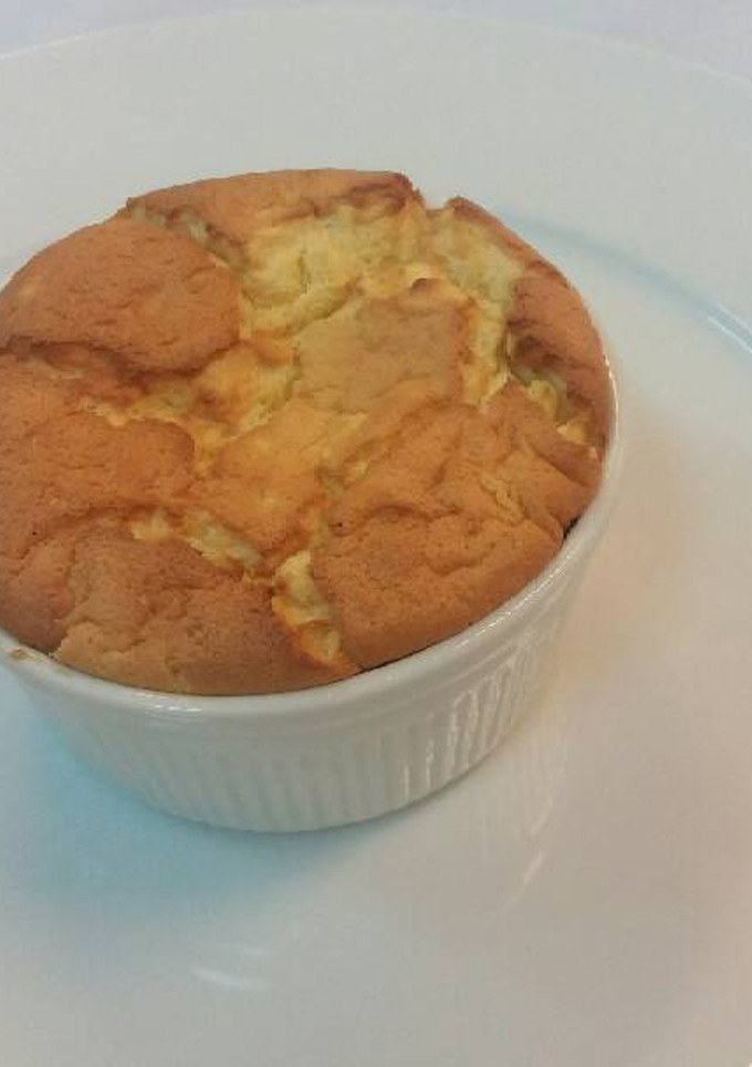 Una foto de Souffle de manzanas