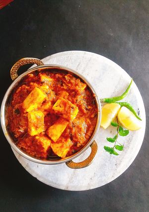 A picture of Methi Masala Paneer.
