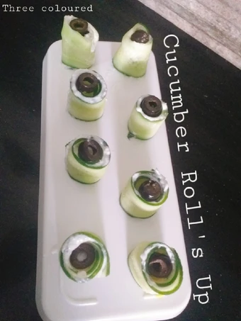 Easy Steps to Prepare|Recipe} Three coloured Cucumber Roll&#39;s Up Anti-Fail